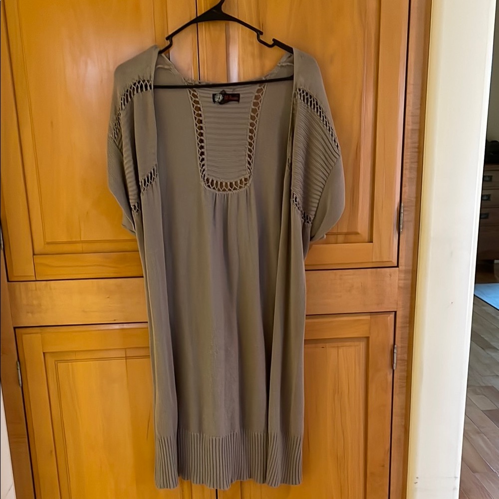 JJ Basics beige Knit Dress